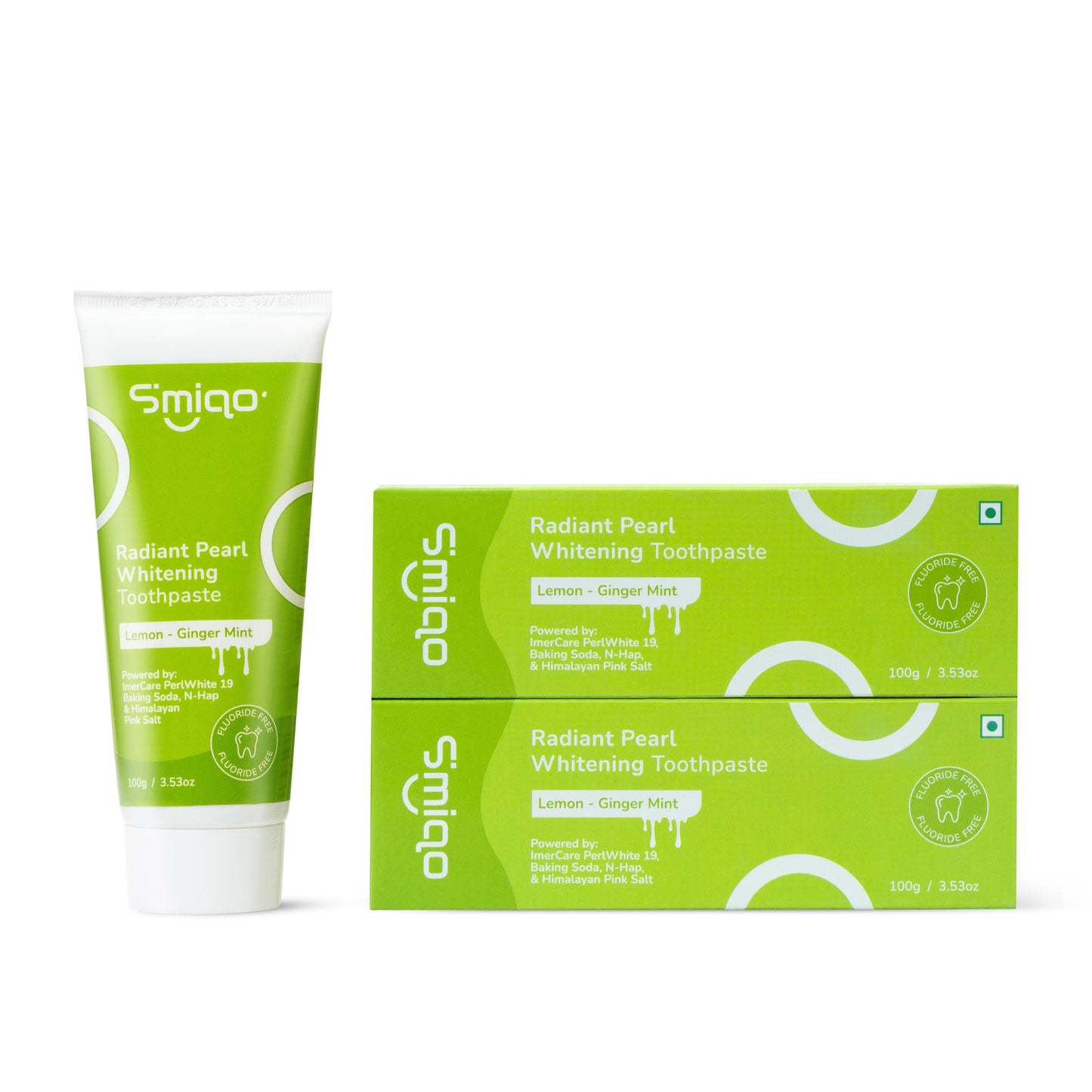 Lemon-Ginger Mint - Teeth Whitening Toothpaste